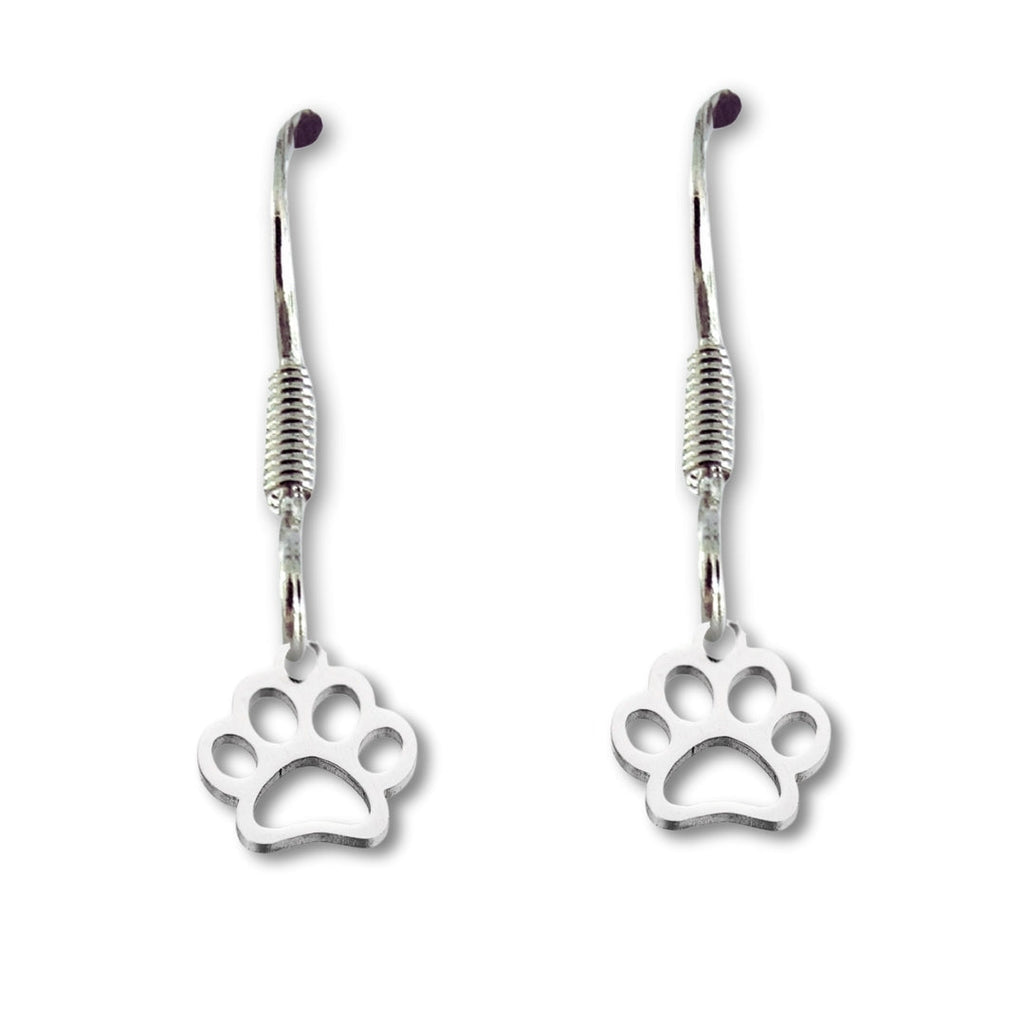 Some Paw-dy Loves You - Paw Print Earrings & Gift Card