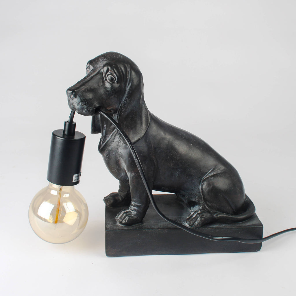 Dog Table Lamp Dachshund – Playful Companion (UK Plug)
