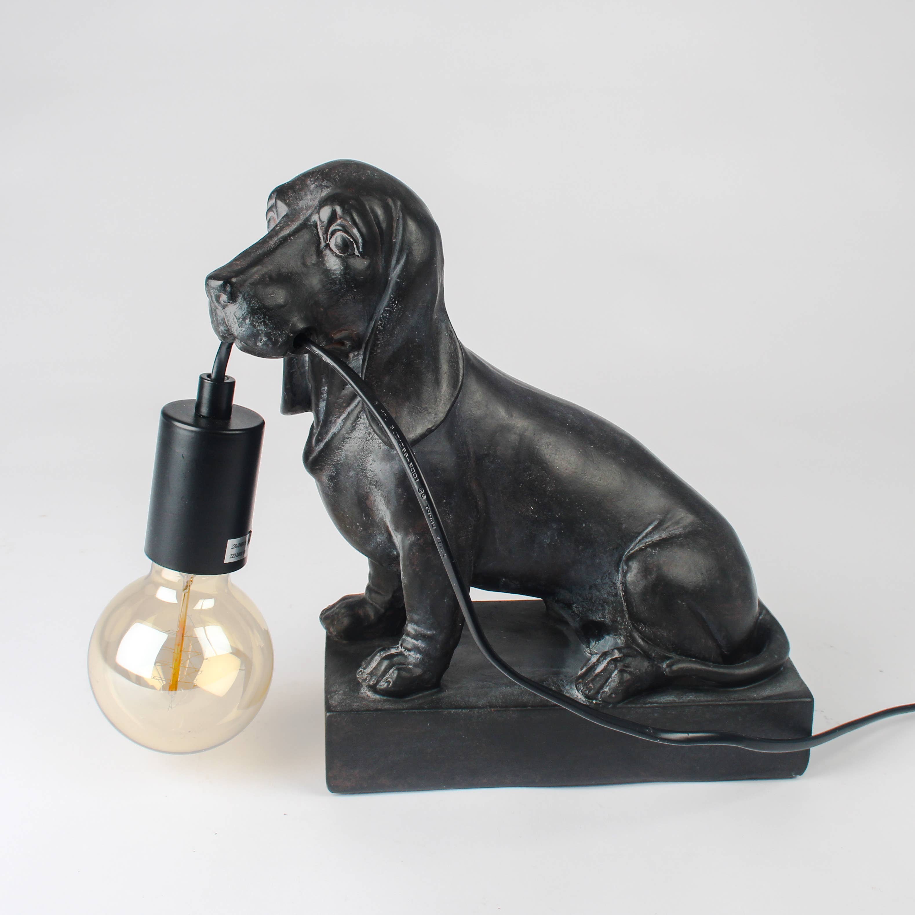 Dog Table Lamp Dachshund – Playful Companion (UK Plug)