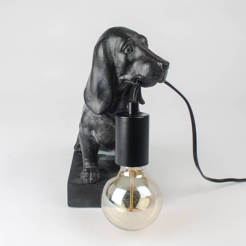 Dog Table Lamp Dachshund – Playful Companion (UK Plug)