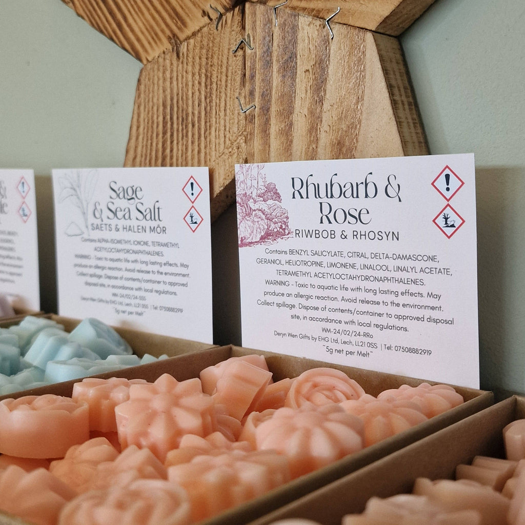 Rhubarb & Rose Wax Melt Mini Box