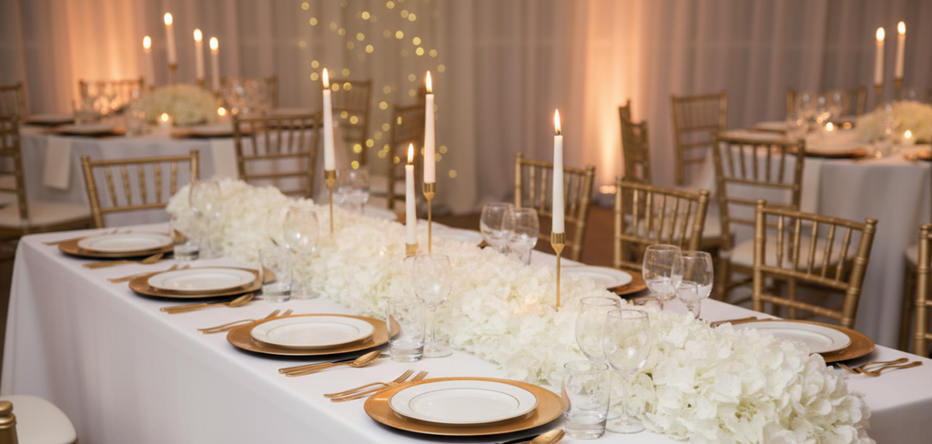Hydrangea Table Decor