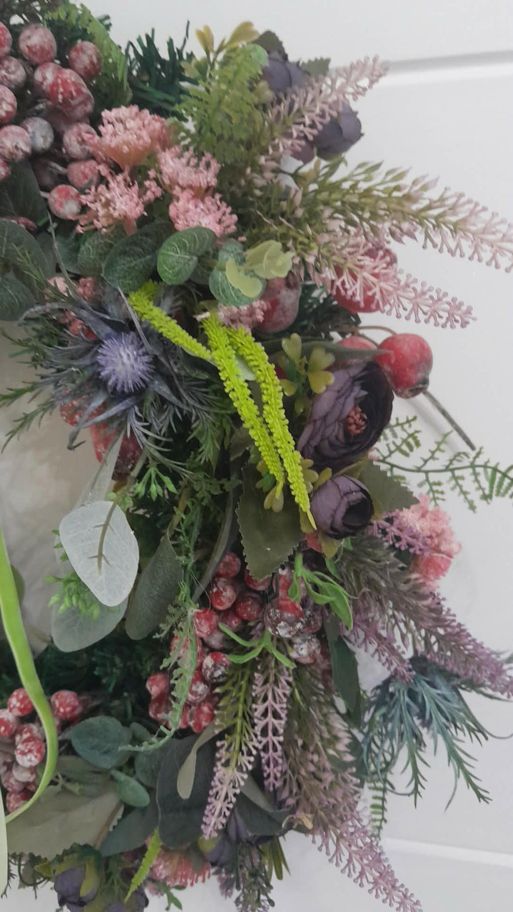 Highland Harvest Wreath close up detail