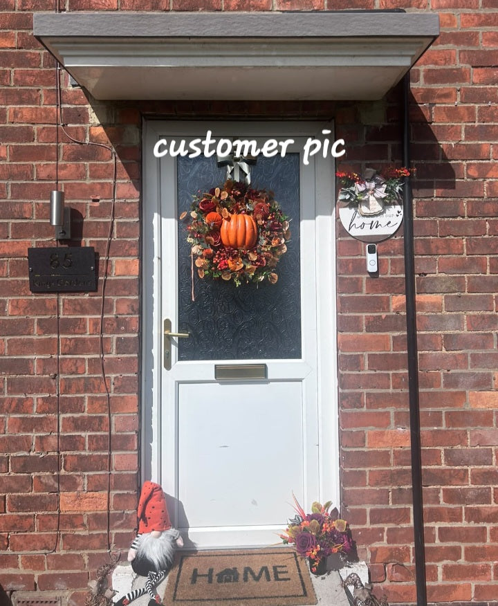 Autumn Pumpkin Wreath