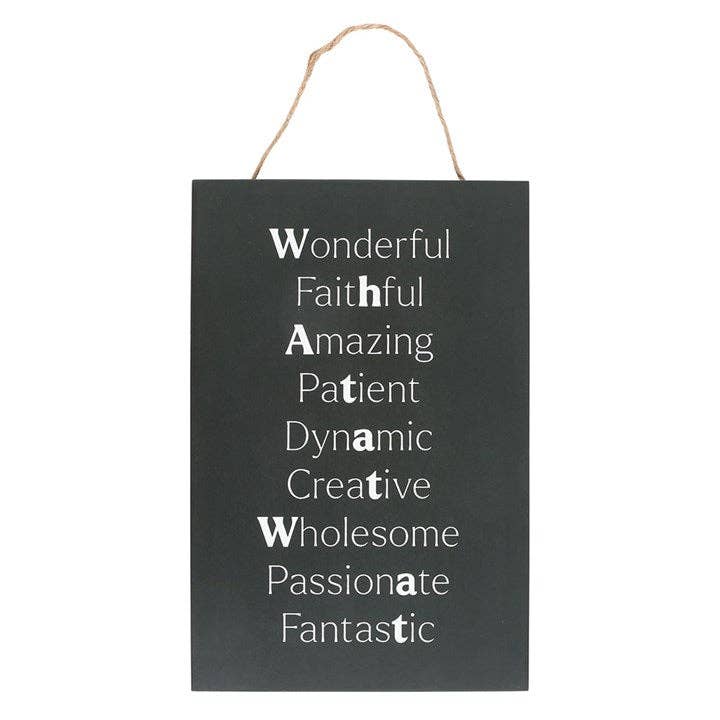 What a Tw*t Sweary Hanging Sign