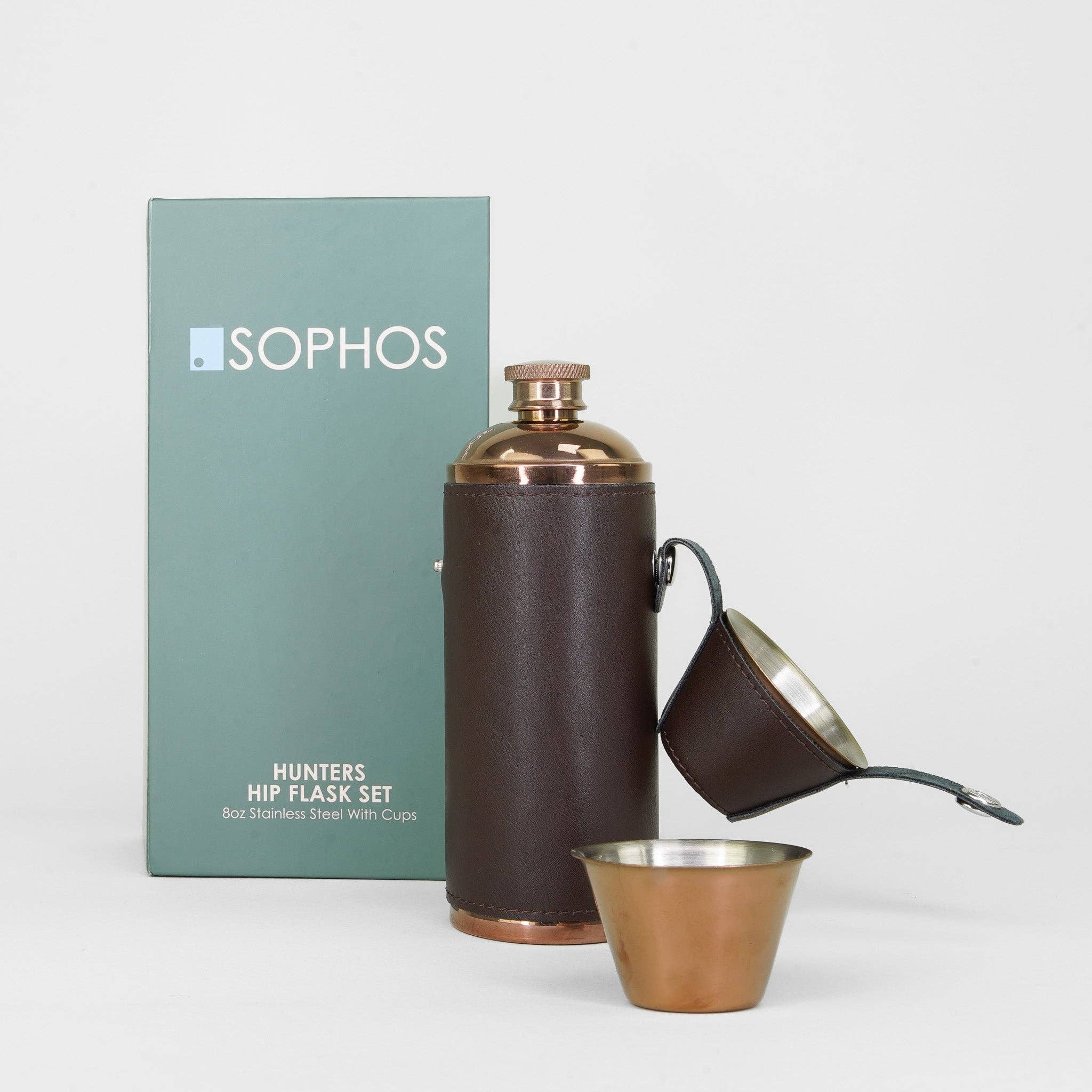 8oz Copper Hunters Flask