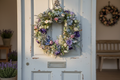20 inch Mixed Wreath on Rustic Door