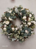 Very Berry Ivory & Sage Wreath