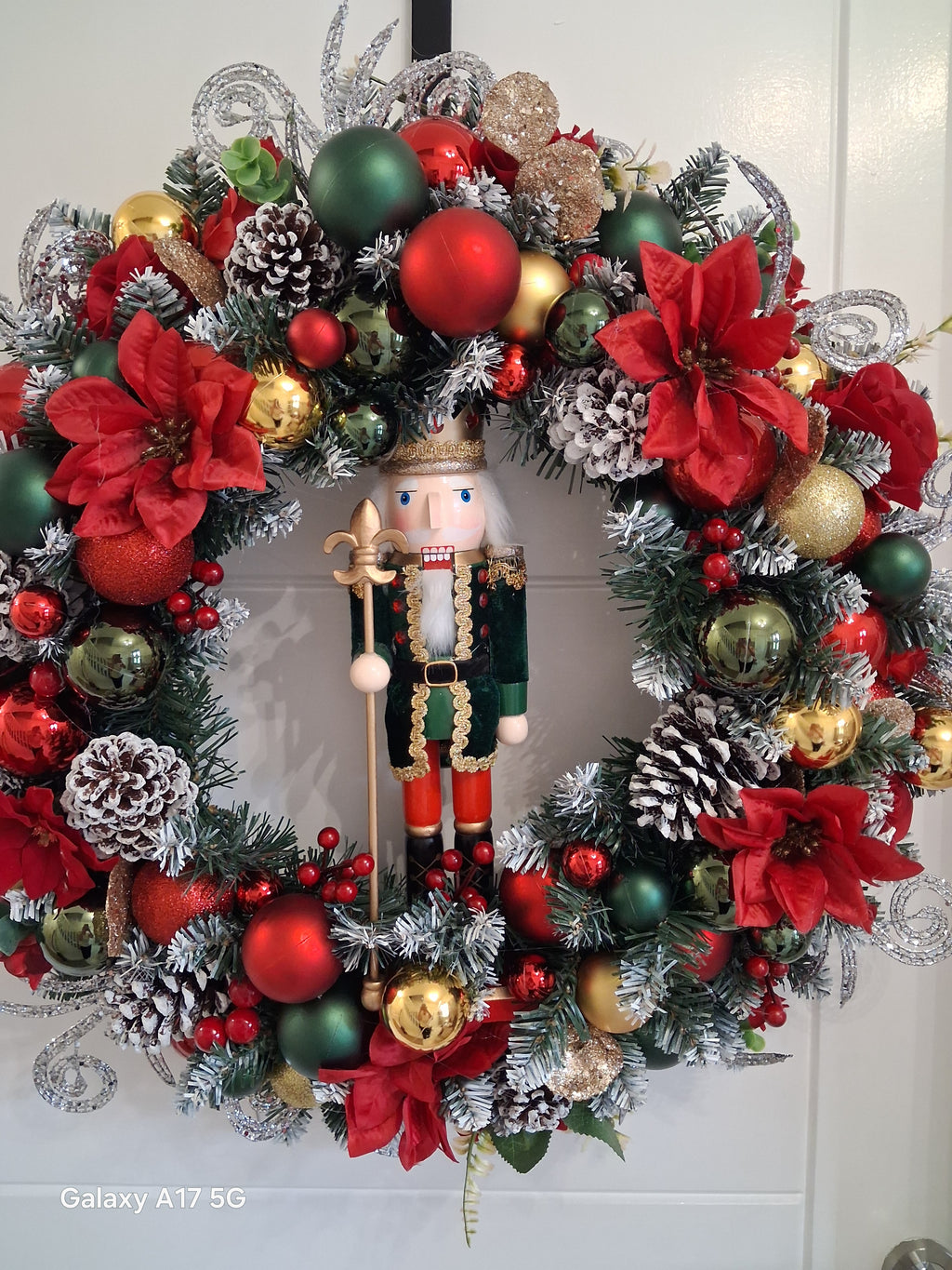 Nutcracker Christmas Wreath –24inch
