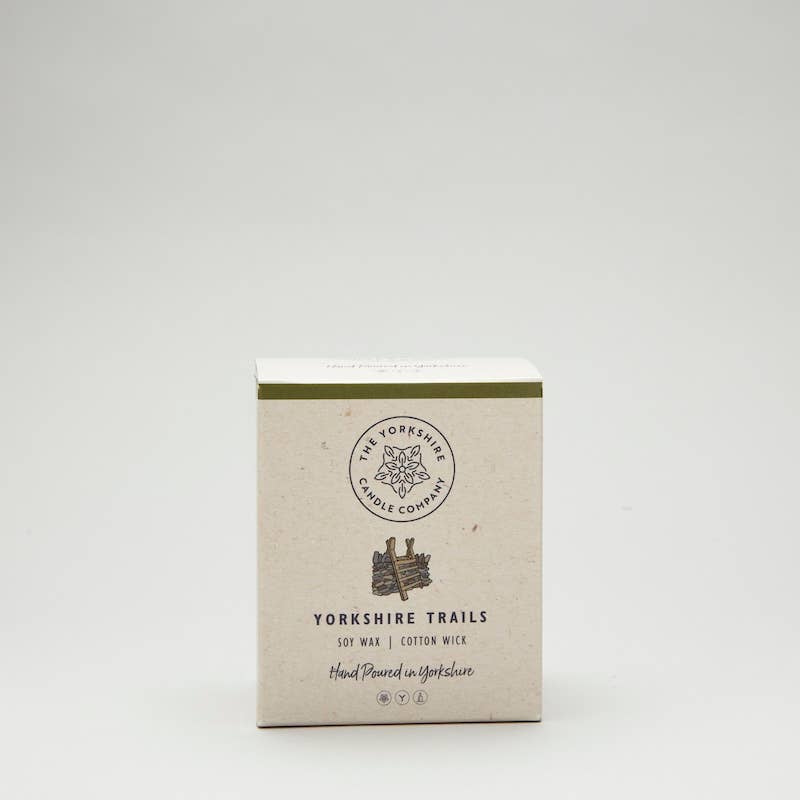 Yorkshire Trails Glass Tumblers | Scented Candle | Soy Wax: Glass Tumbler