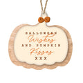 Halloween Wishes Wooden Hanging Sign