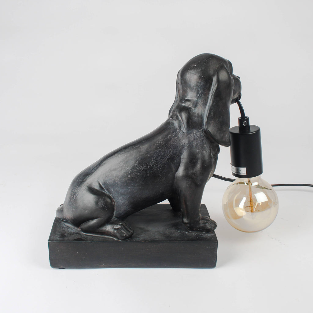 Dog Table Lamp Dachshund – Playful Companion (UK Plug)