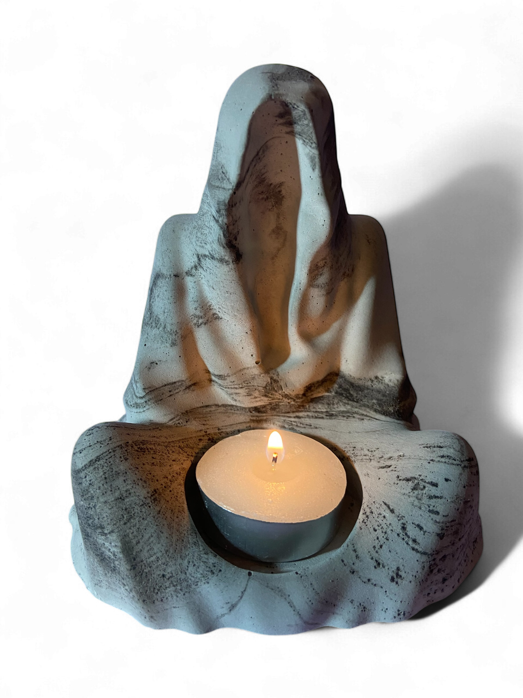 LS Design 158 Hooded Monk Tea Light Holder