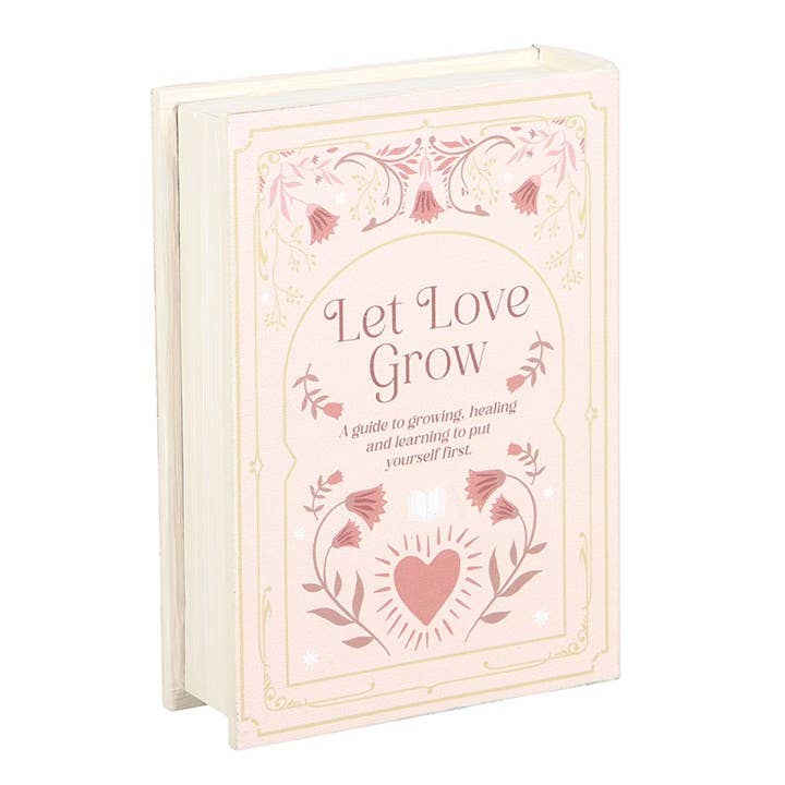 Pink Book Shaped Storage Box