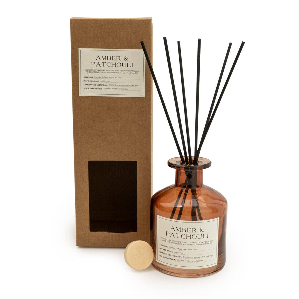 250ML Reed Diffuser Amber & Patchouli 6PK