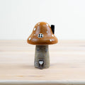 Brown Mushroom House Ornament, 10cm