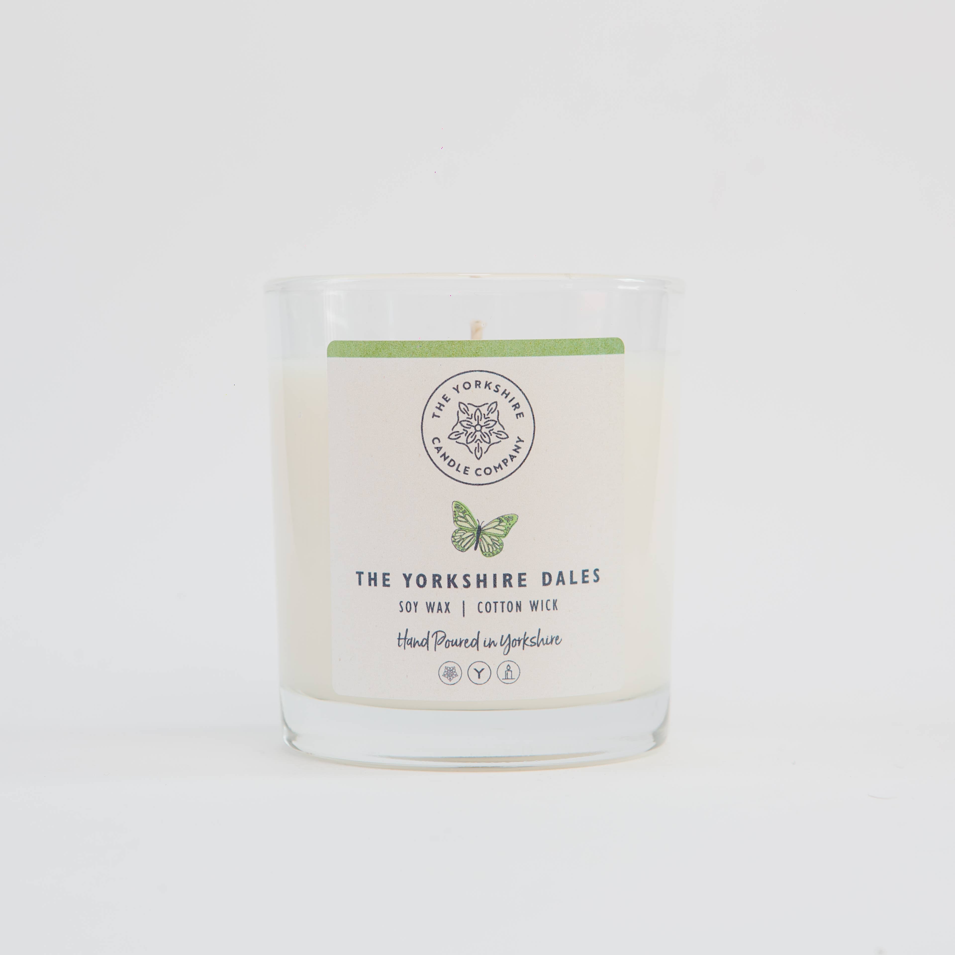 The Yorkshire Dales  Glass Tumbler | Scented Candle Soy Wax