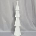 White Tin Christmas Tree 50cm