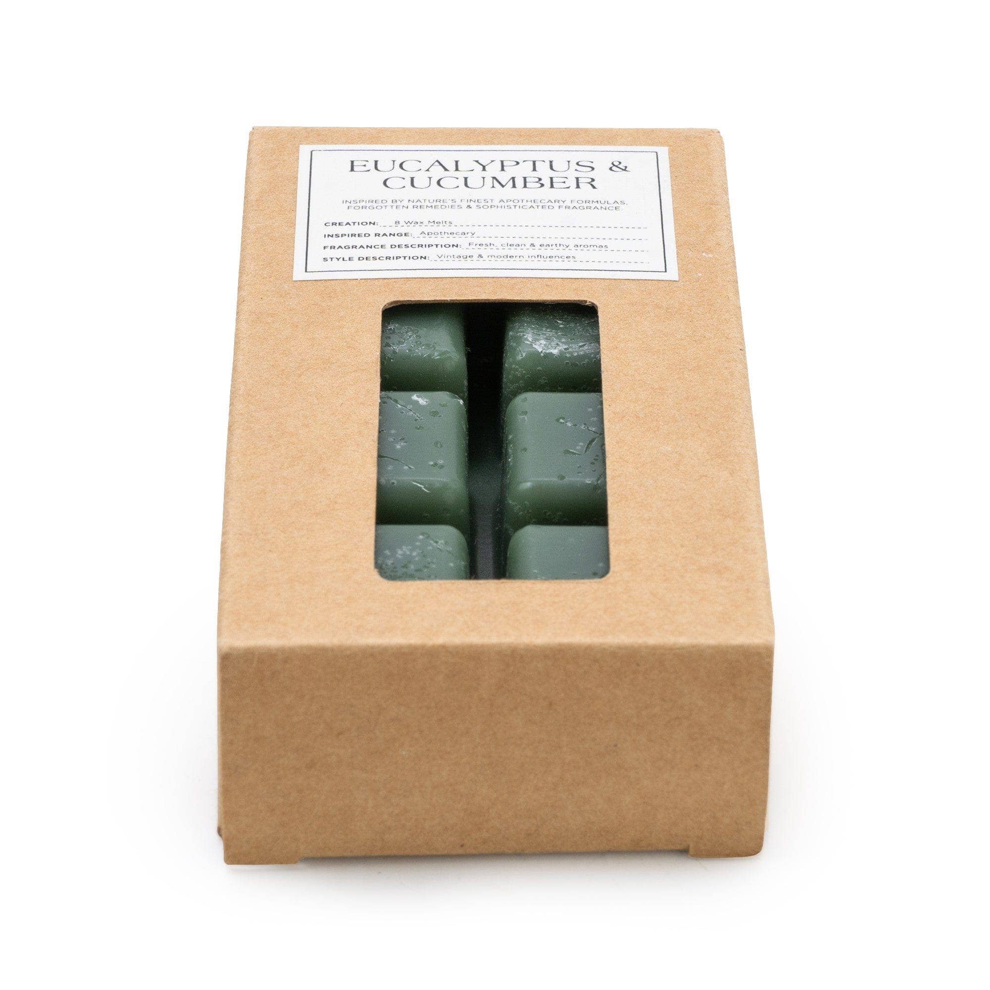 Pack of 8 Wax Melts Eucalyptus & Cucumber 12PK