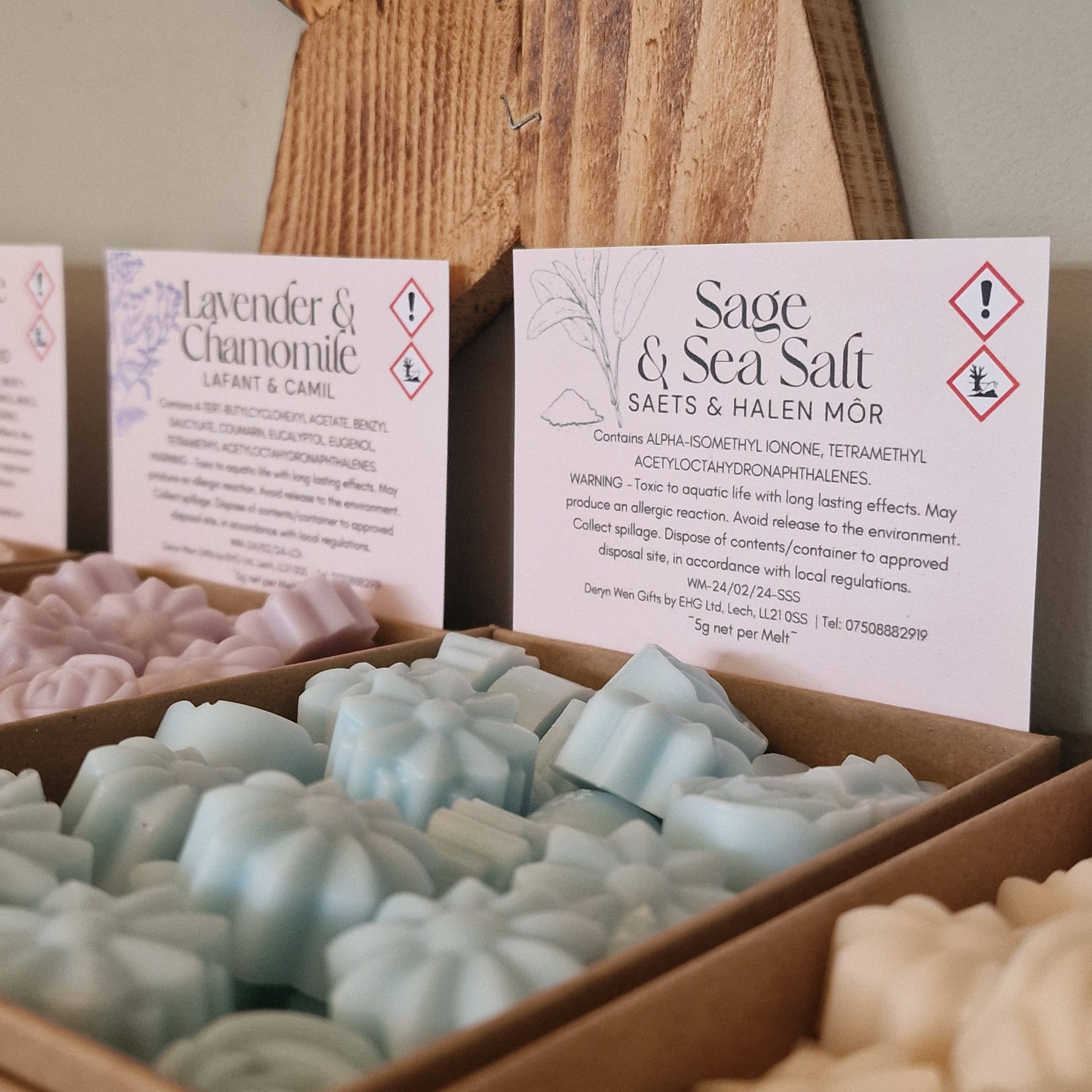 Sage & Sea Salt Wax Melt Mini Box