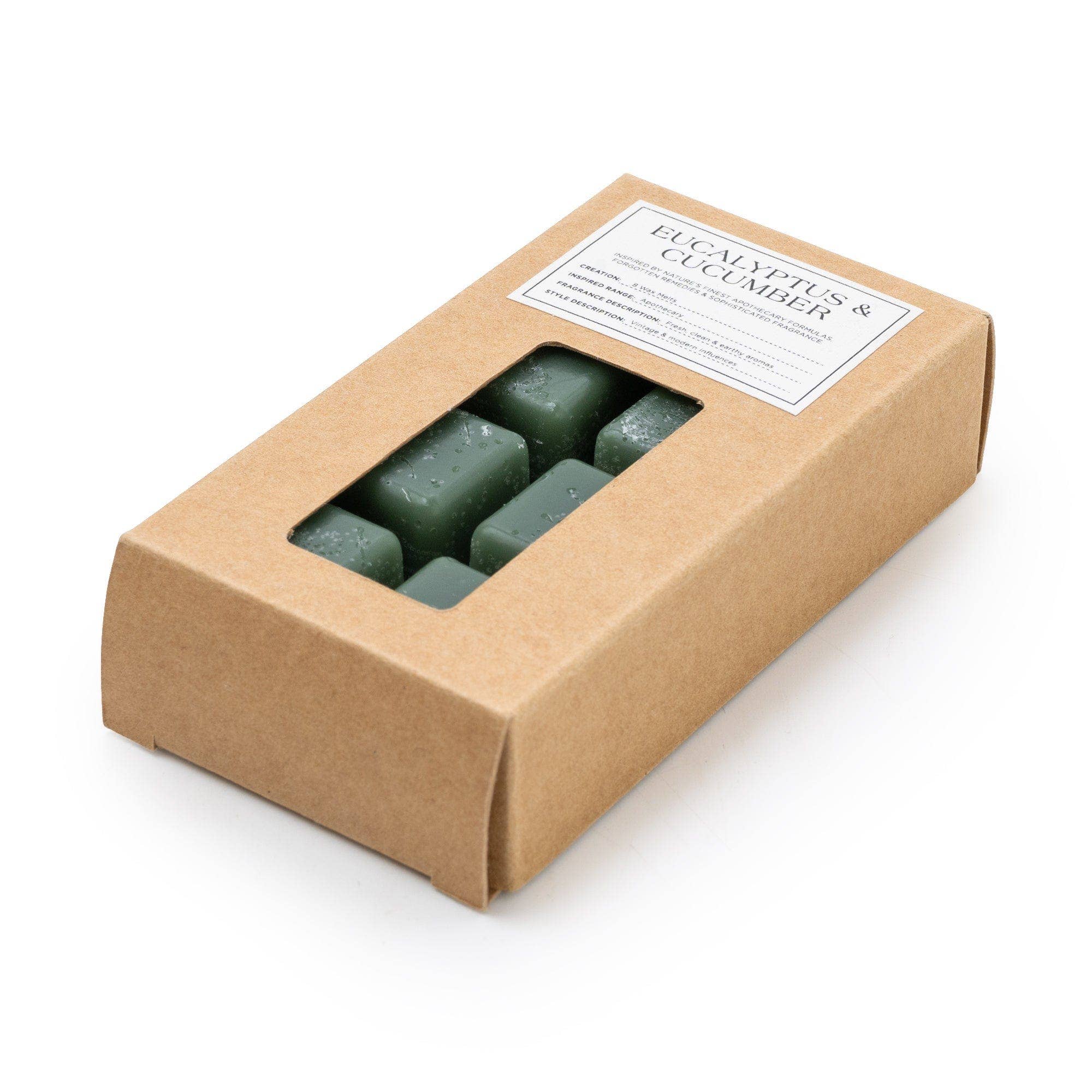 Pack of 8 Wax Melts Eucalyptus & Cucumber 12PK
