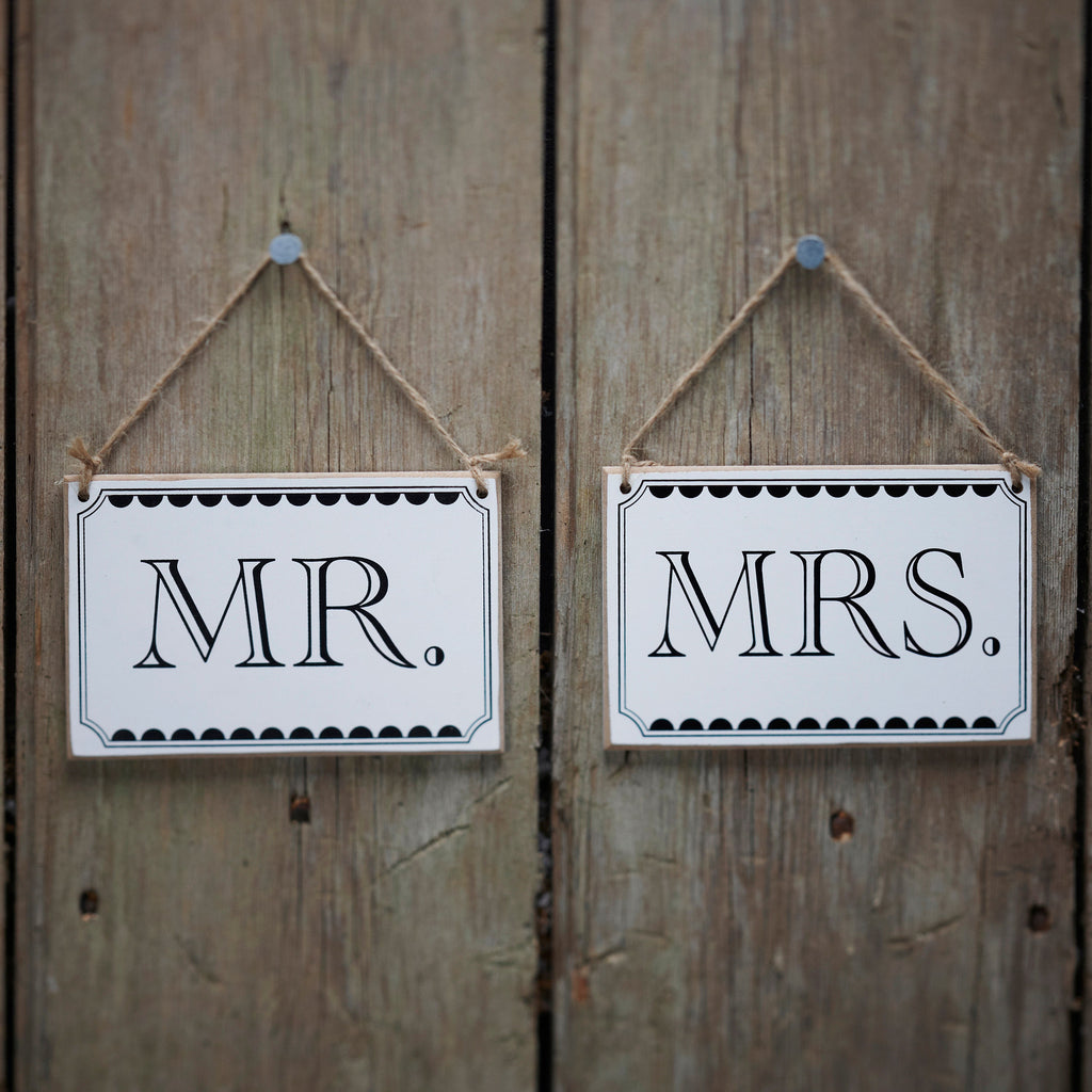 Mr & Mrs Signs - Vintage Affair- 10 Inner Pack
