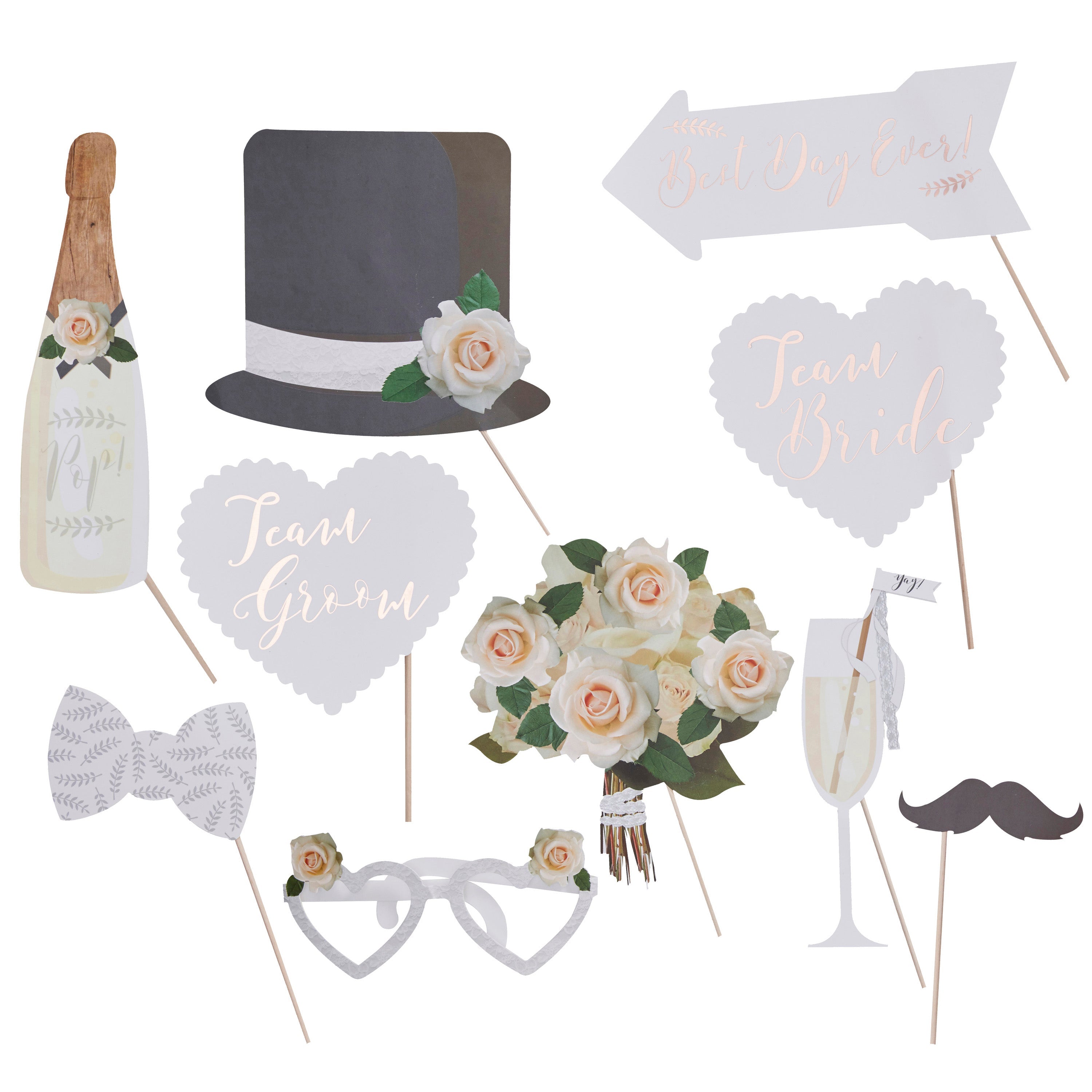 Botanical Photo Booth Props