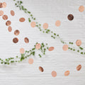 Circle Rose Gold Party Bunting- 10 Inner Pack