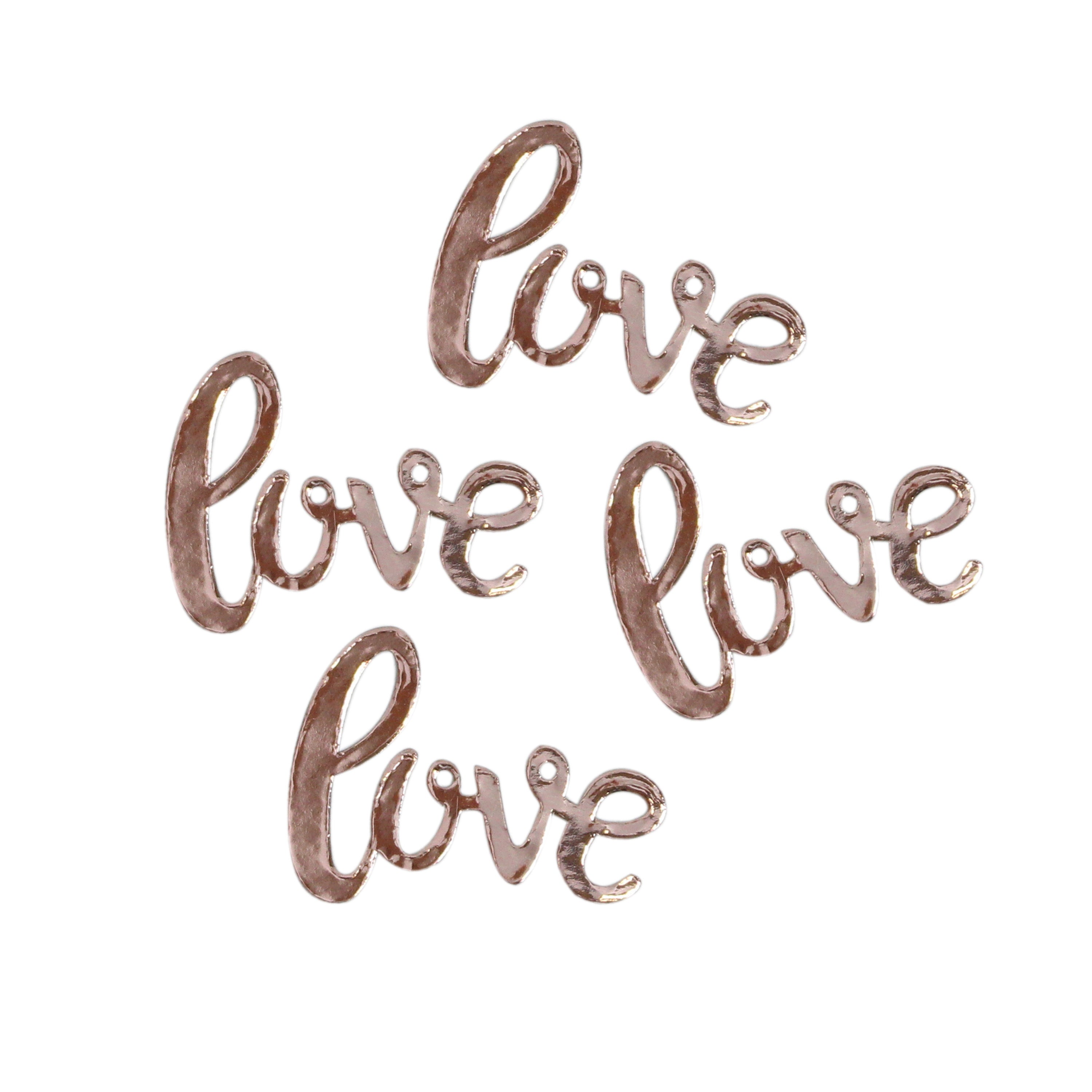 Rose Gold Love Wedding Confetti- 20 Inner Pack