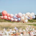Blush, Nude & Blue Hen Party Balloon Arch Kit