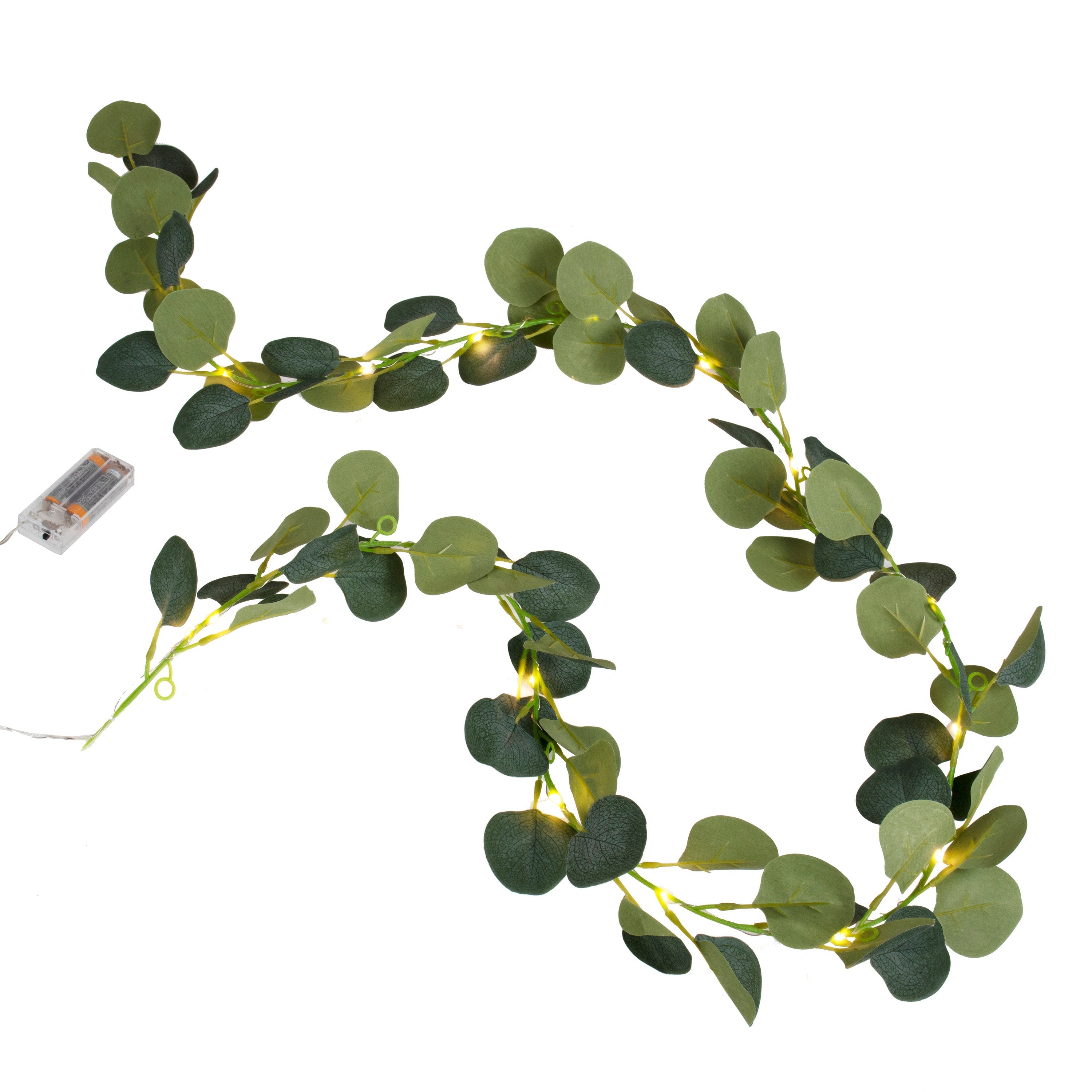 Artificial Eucalyptus Garland With Lights- 5 Inner Pack