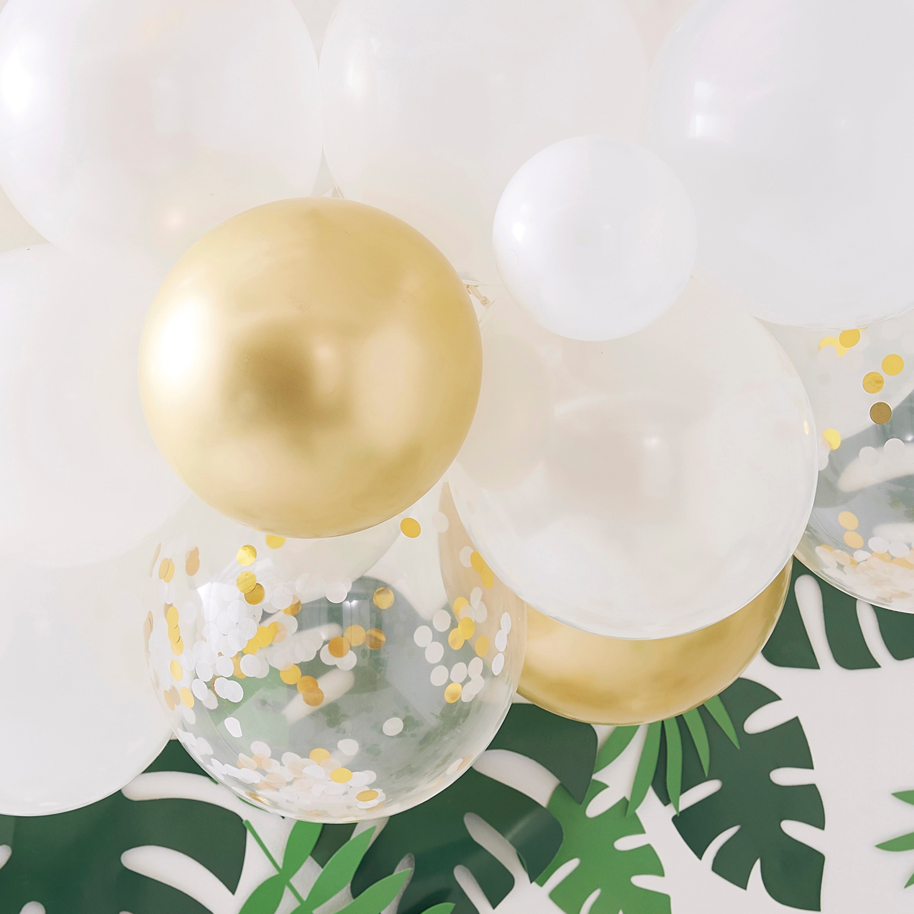 Gold Chrome Balloon Arch- 5 Inner Pack
