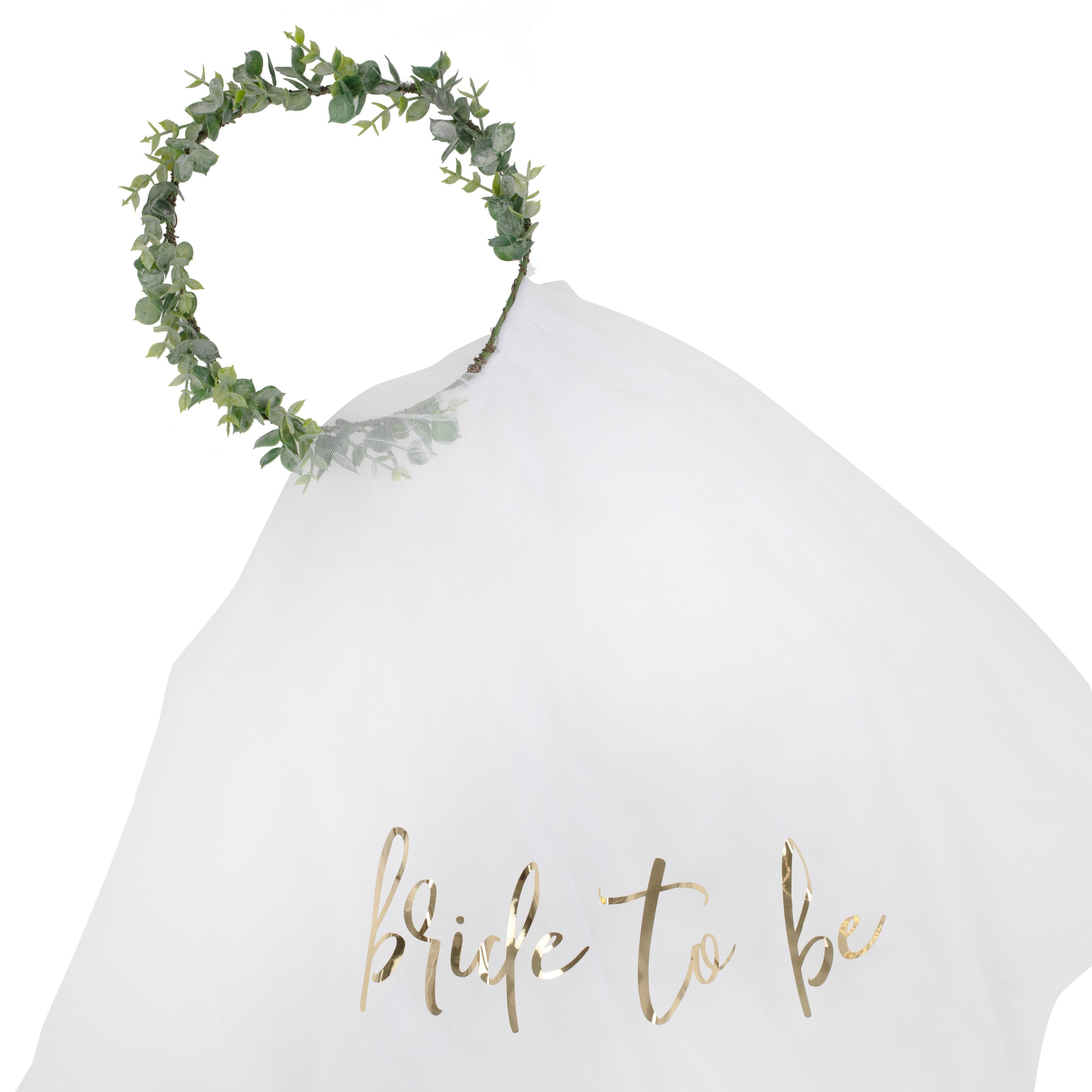Eucalyptus Bride To Be Hen Party Veil- 5 Inner Pack
