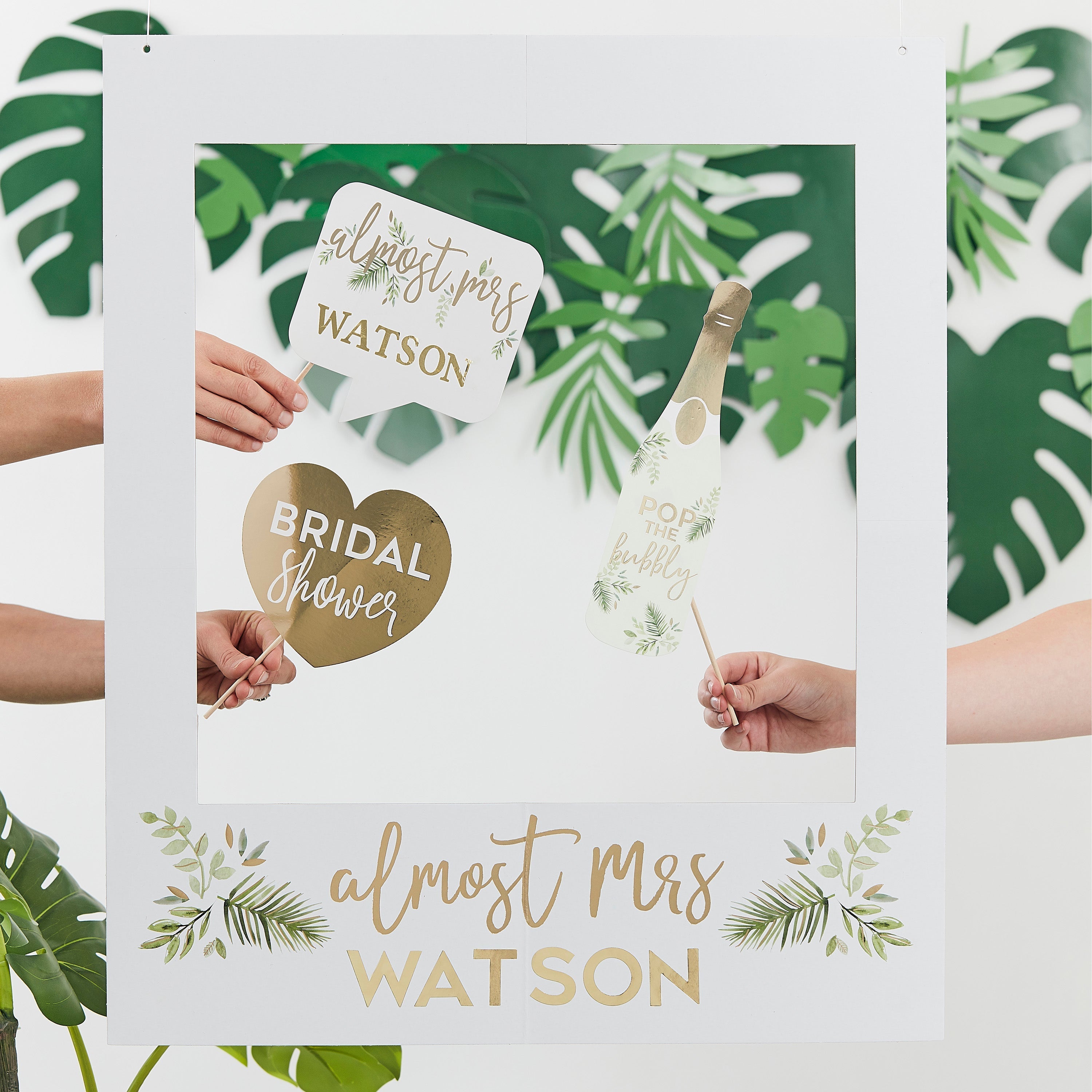 Botanical Personalised Hen Party Photo Frame- 5 Inner Pack