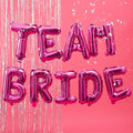 Hot Pink Team Bride Hen Party Balloons- 5 Inner Pack