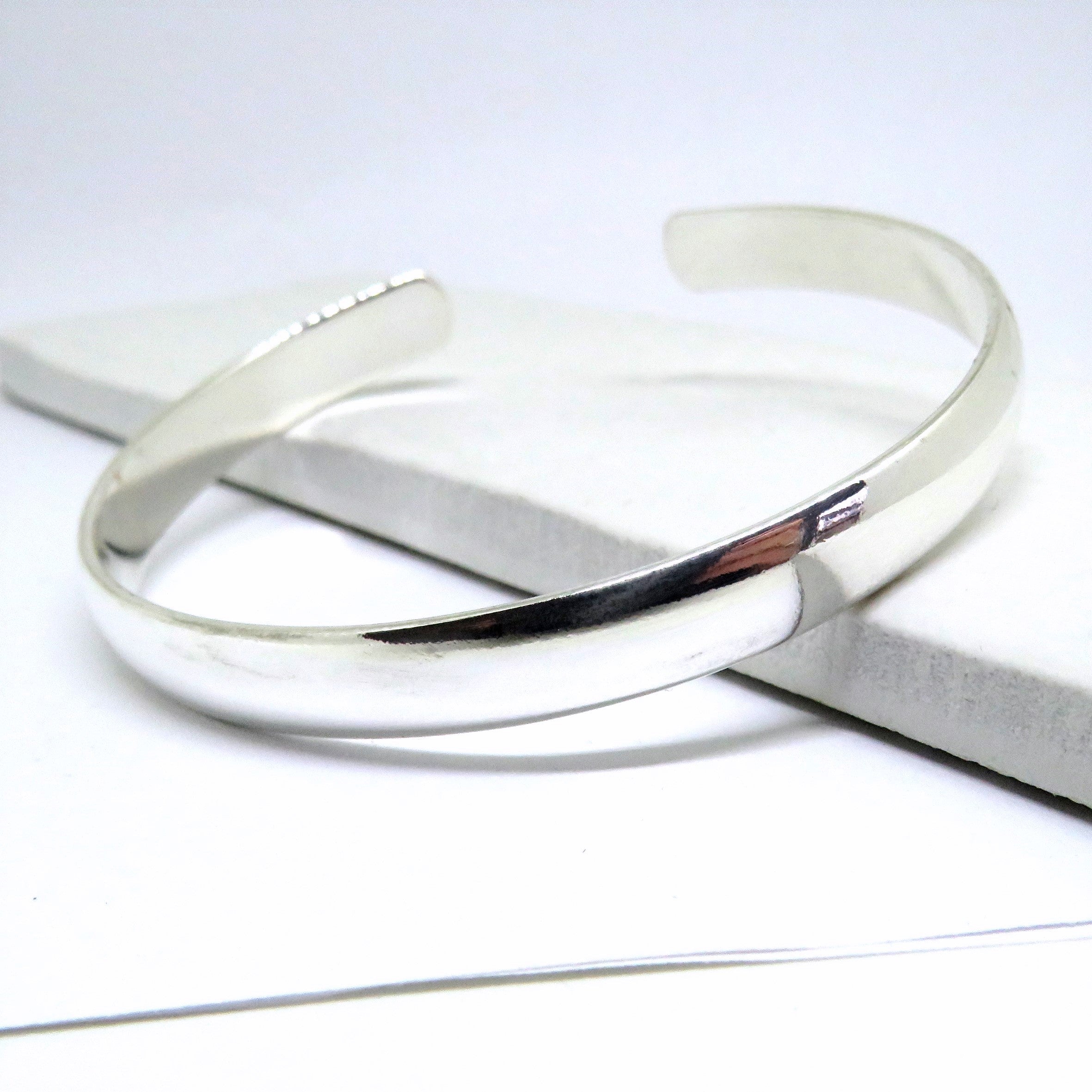 Men's Silver Bangle