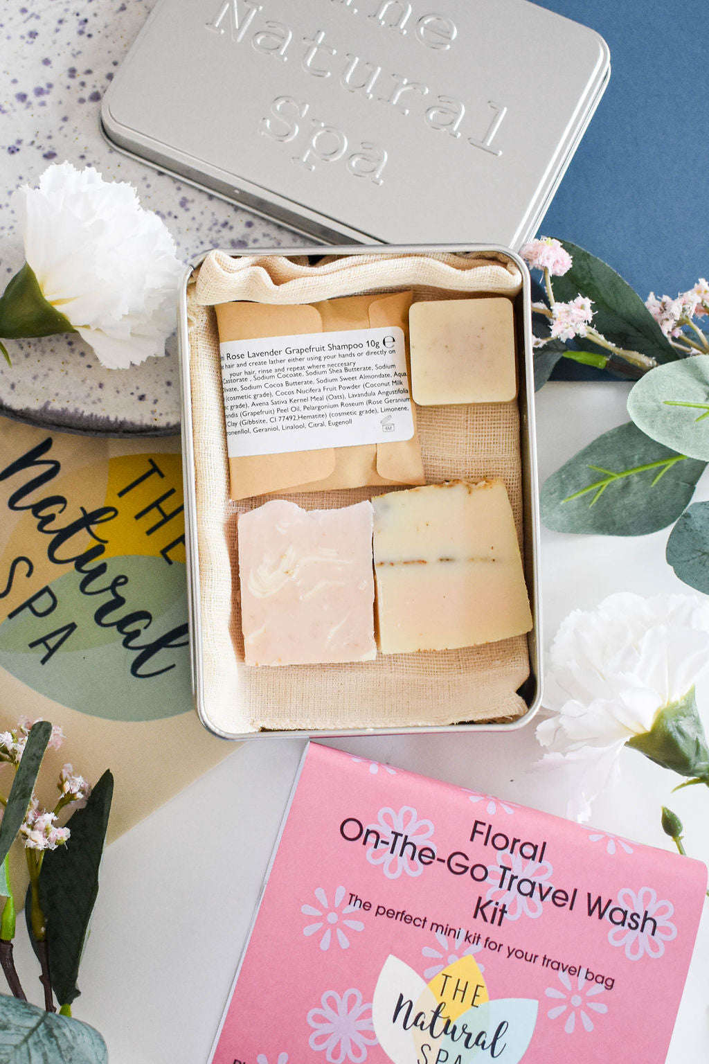 Earth Mini Travel Wash Kit | Natural “On the Go” Shampoo, Conditioner & Soap Set | Vegan, Plastic-Free Hair Care | Perfect Travel Gift