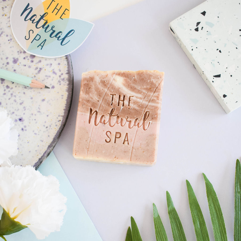 Patchouli Rosen Seifenstück | Orange, Patchouli & Rose Handgemachte Naturseife | Vegan, Plastikfreie Hautpflege | 3 Varianten erhältlich