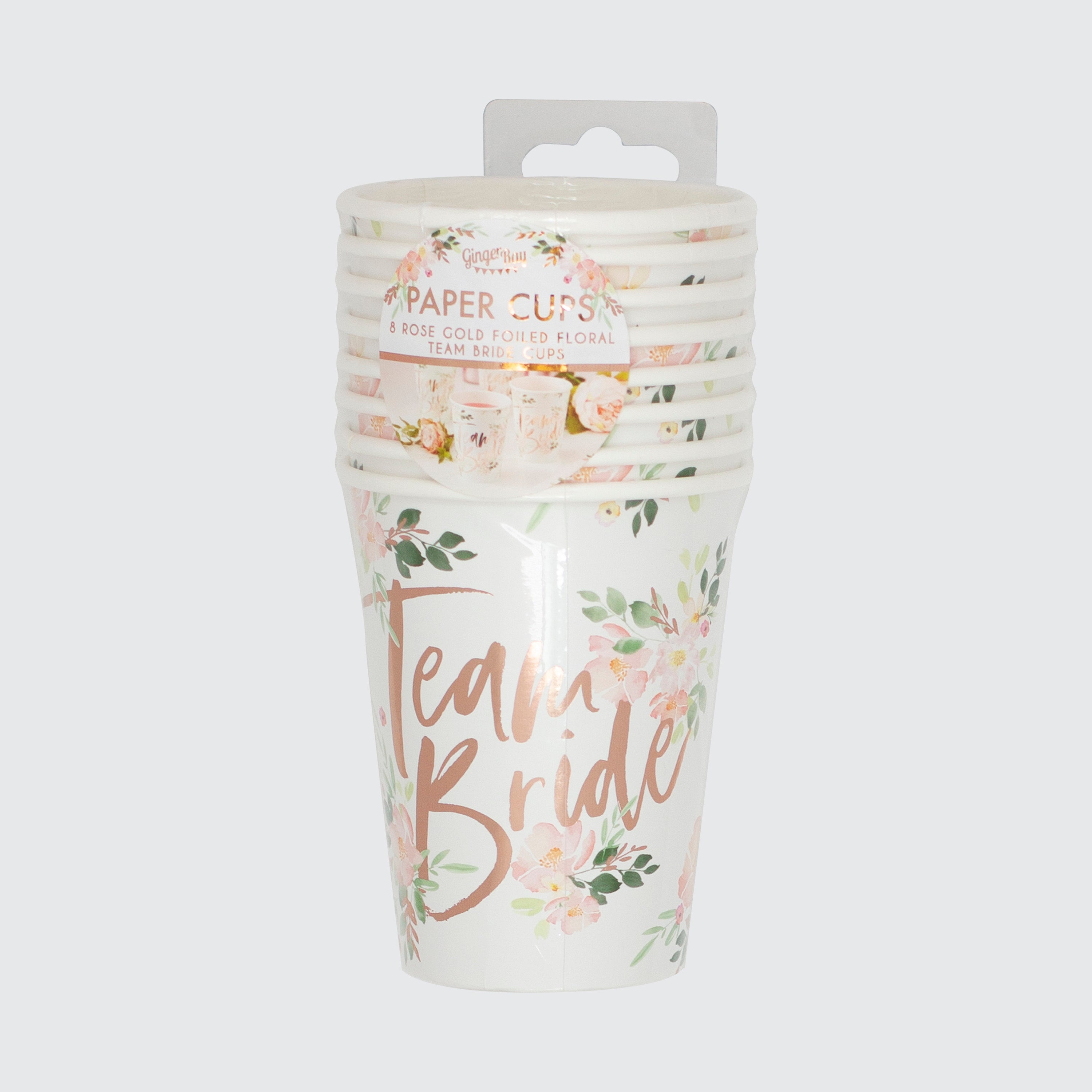 Floral Team Bride Cups