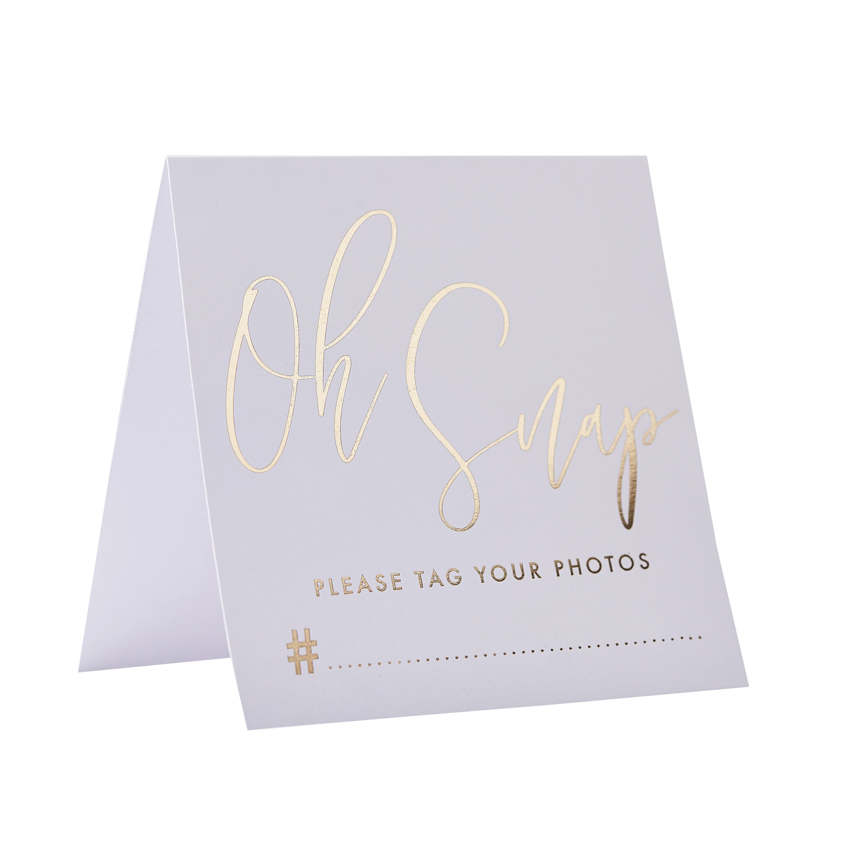 Gold Wedding Hashtag Instagram Cards