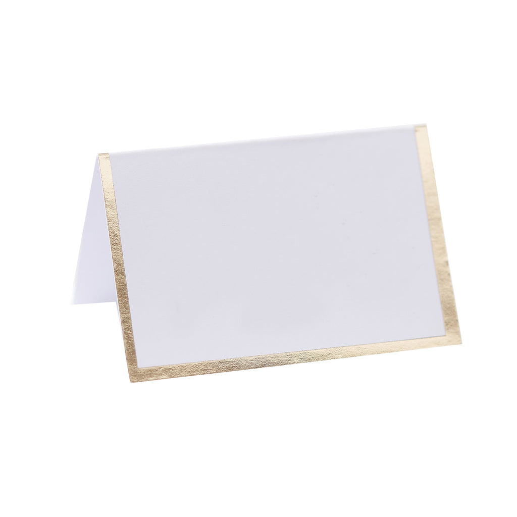 Gold Foiled Wedding Place Cards- 10 Inner Pack