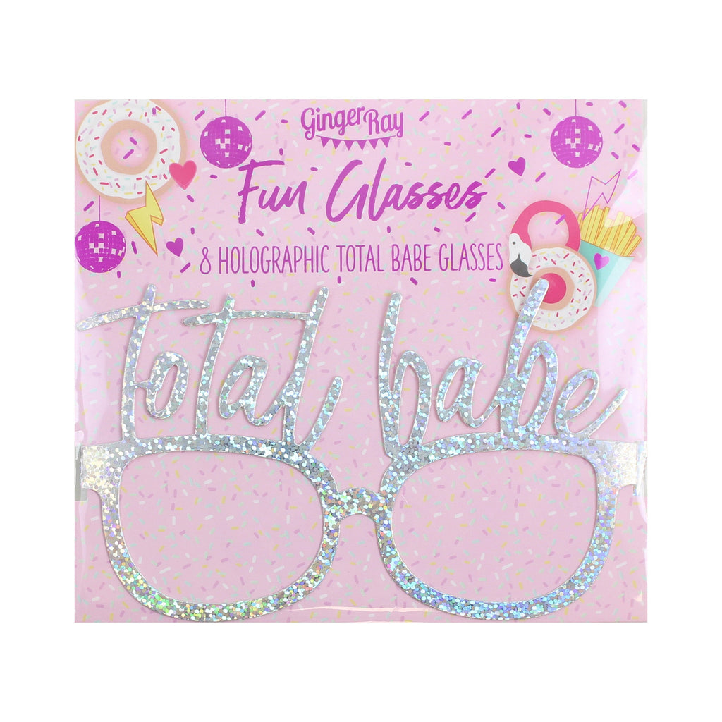 Iridescent Total Babe Fun glasses- 10 Inner Pack