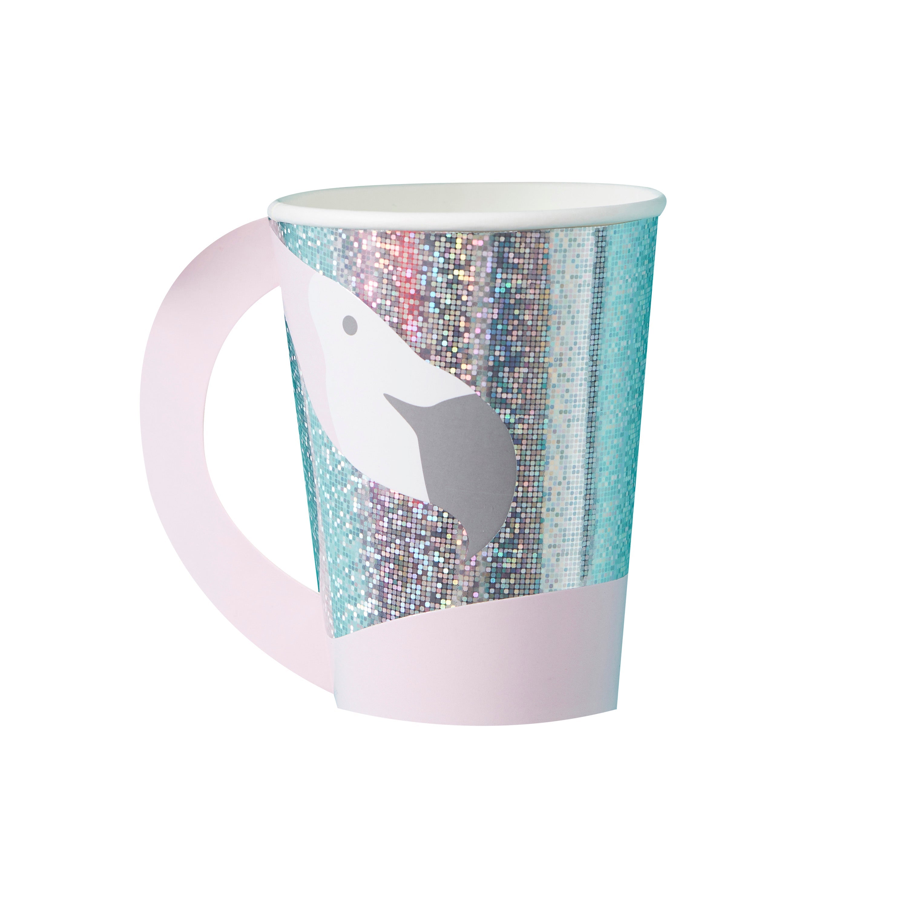 Flamingo Shaped Paper Cups