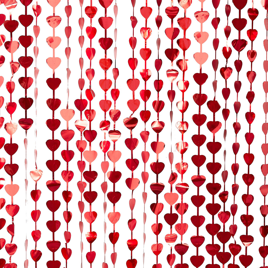 Heart Shaped Valentines Day Party Backdrop- 5 Inner Pack