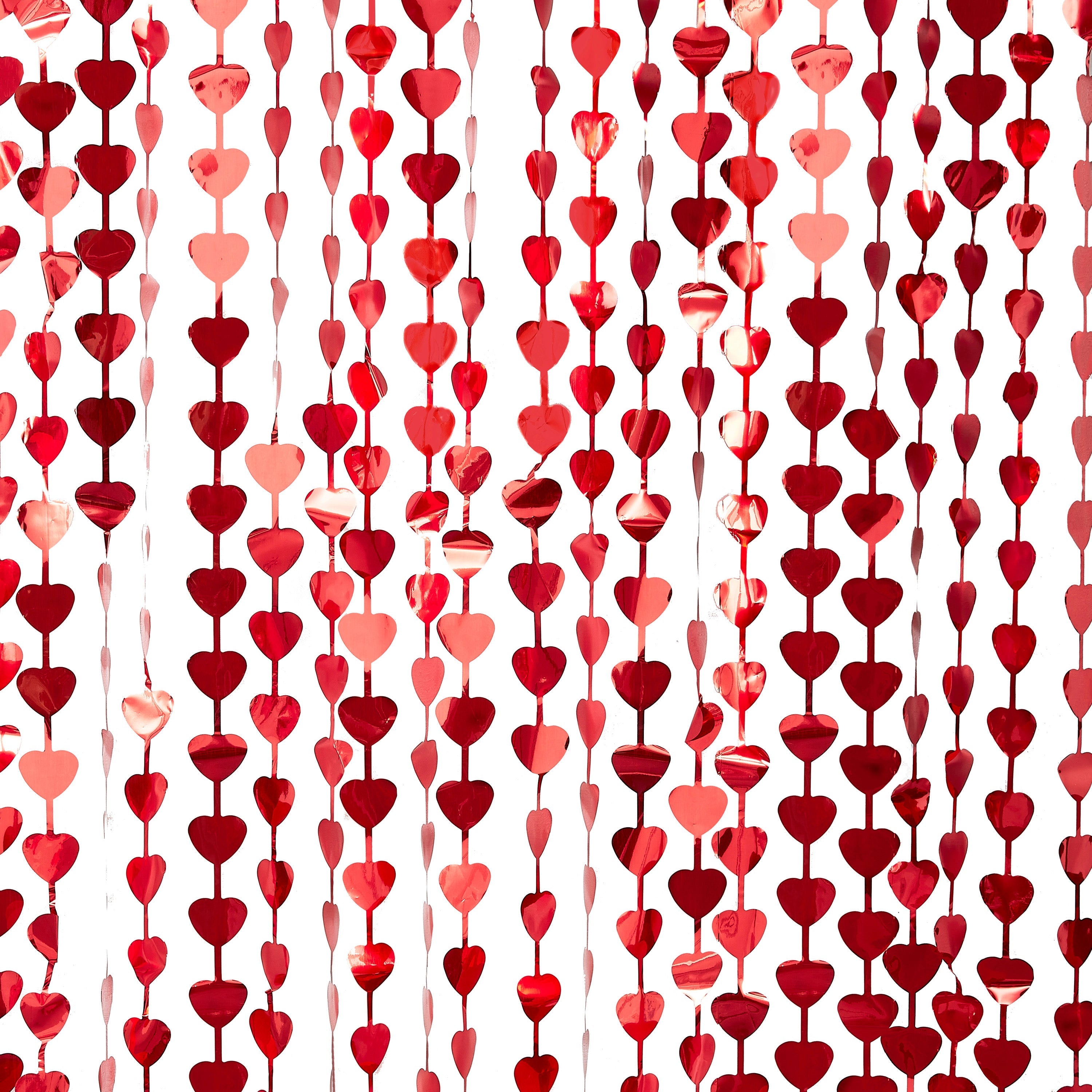 Heart Shaped Valentines Day Party Backdrop- 5 Inner Pack