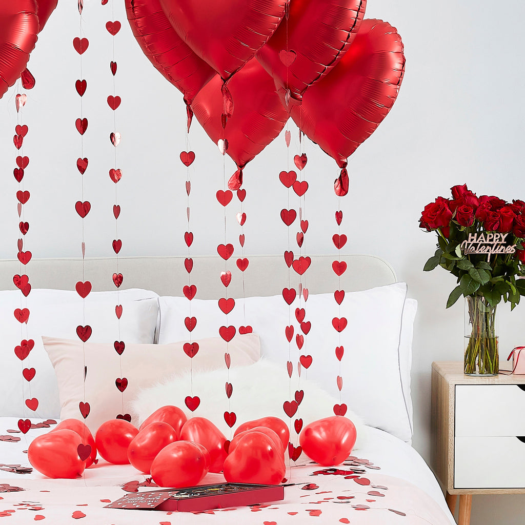Valentinstag Herzballon-Set – 5 Innenpackungen