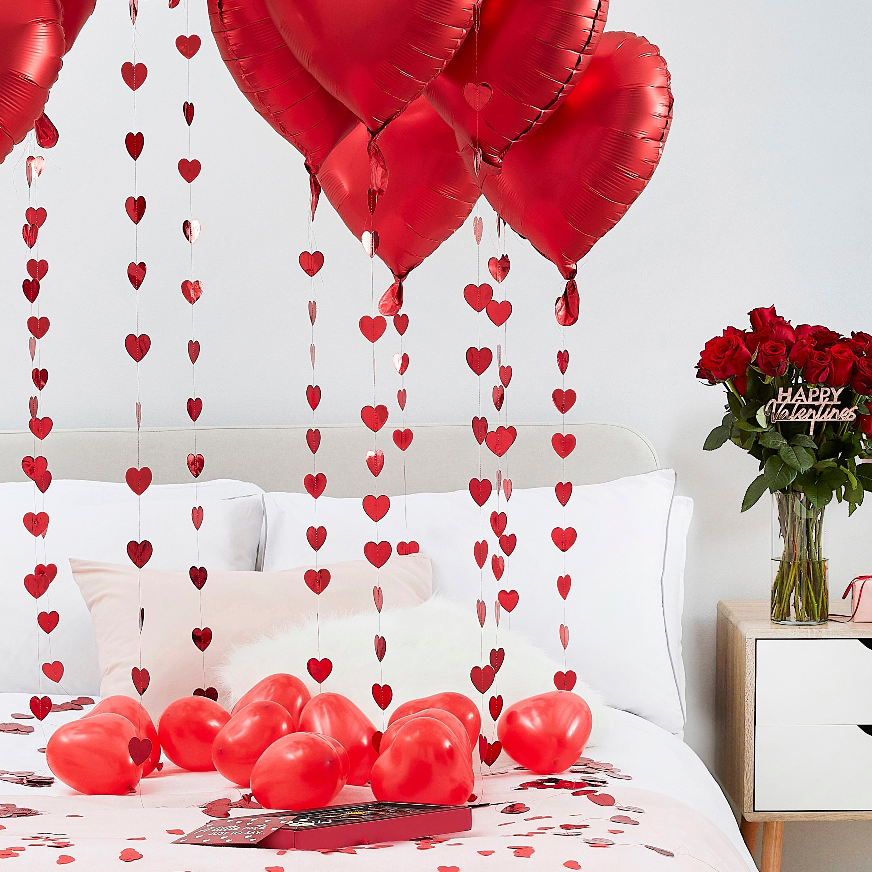 Valentinstag Herzballon-Set – 5 Innenpackungen