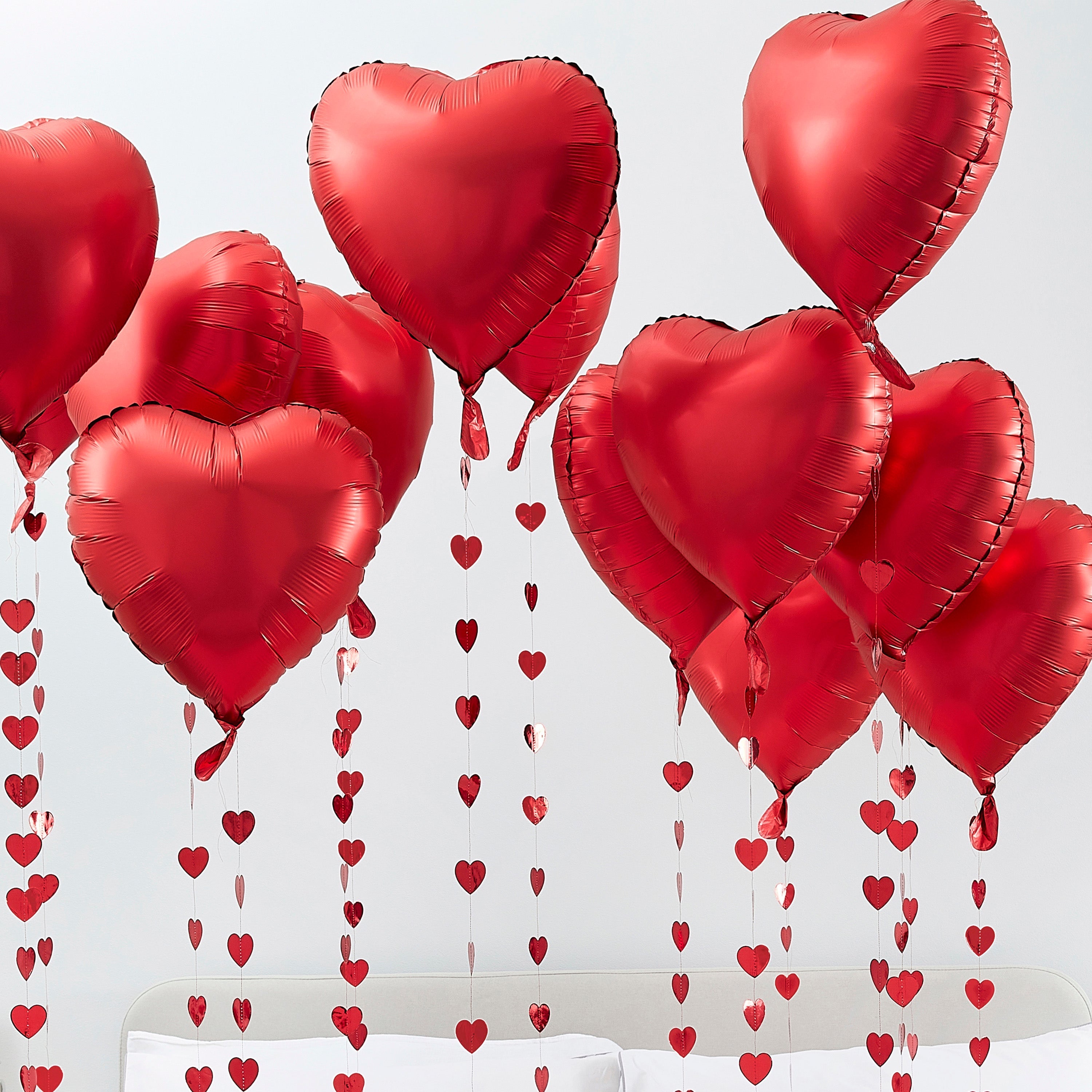 Valentinstag Herzballon-Set – 5 Innenpackungen