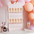 Rose Gold Foiled & Blush Bubbly Wall