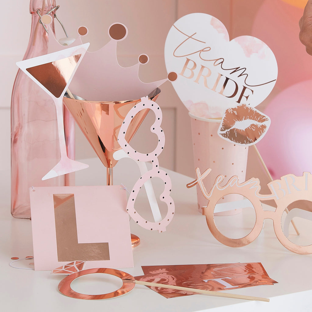 Customisable Photobooth Hen Party Props
